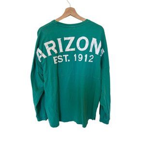 Royce Brand Teal Blue Long Sleeve T-Shirt Arizona Jersey Tee Women's Size Large
